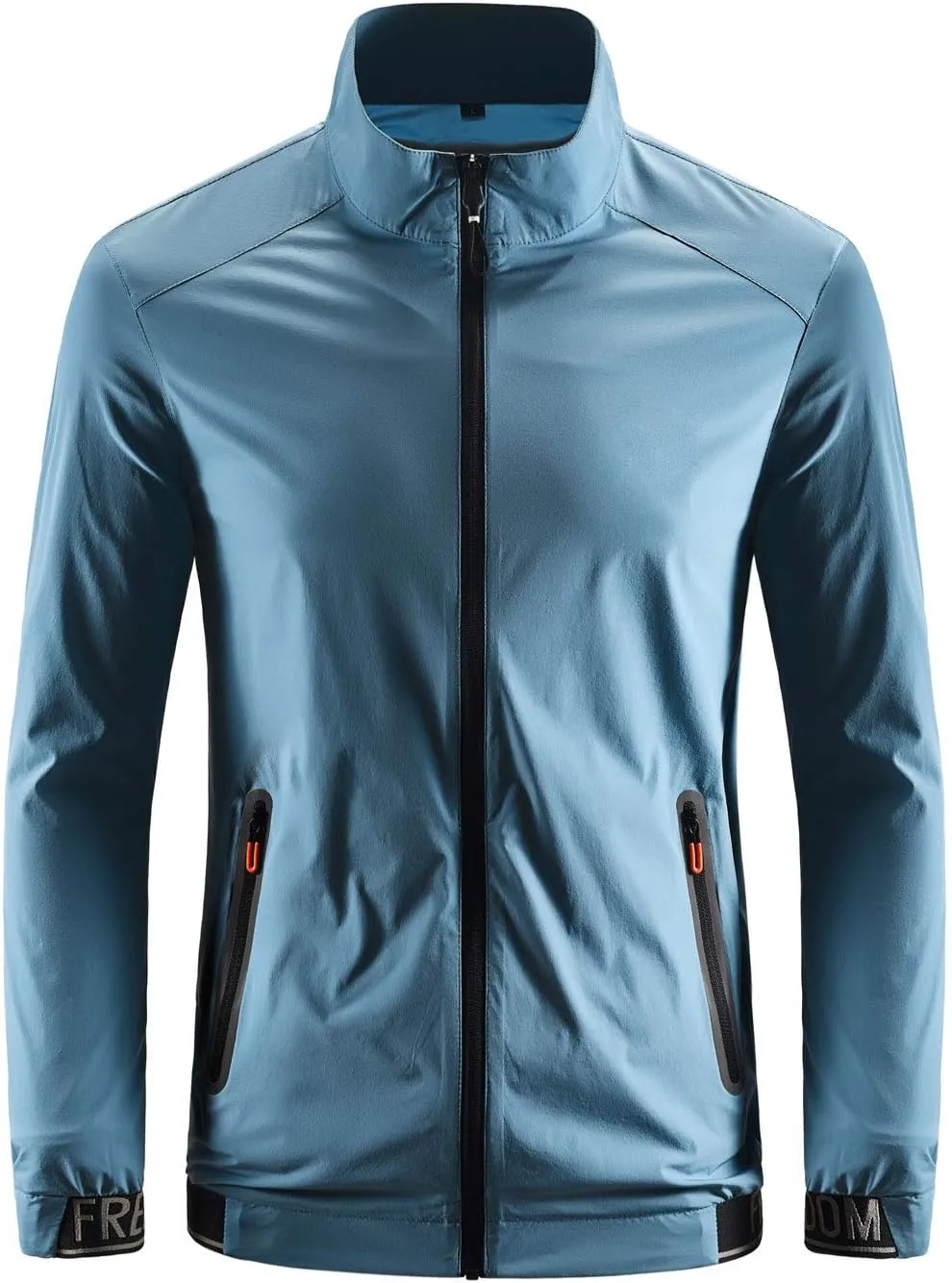 ebossy Men's Lightweight Packable Windproof Running Cycling Bike Jacket Breathable Skin Coat