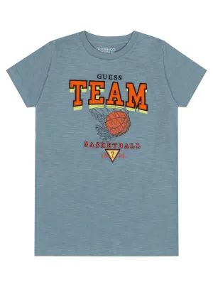 Eco Blue Parisian Basketball T-Shirt (2-7)
