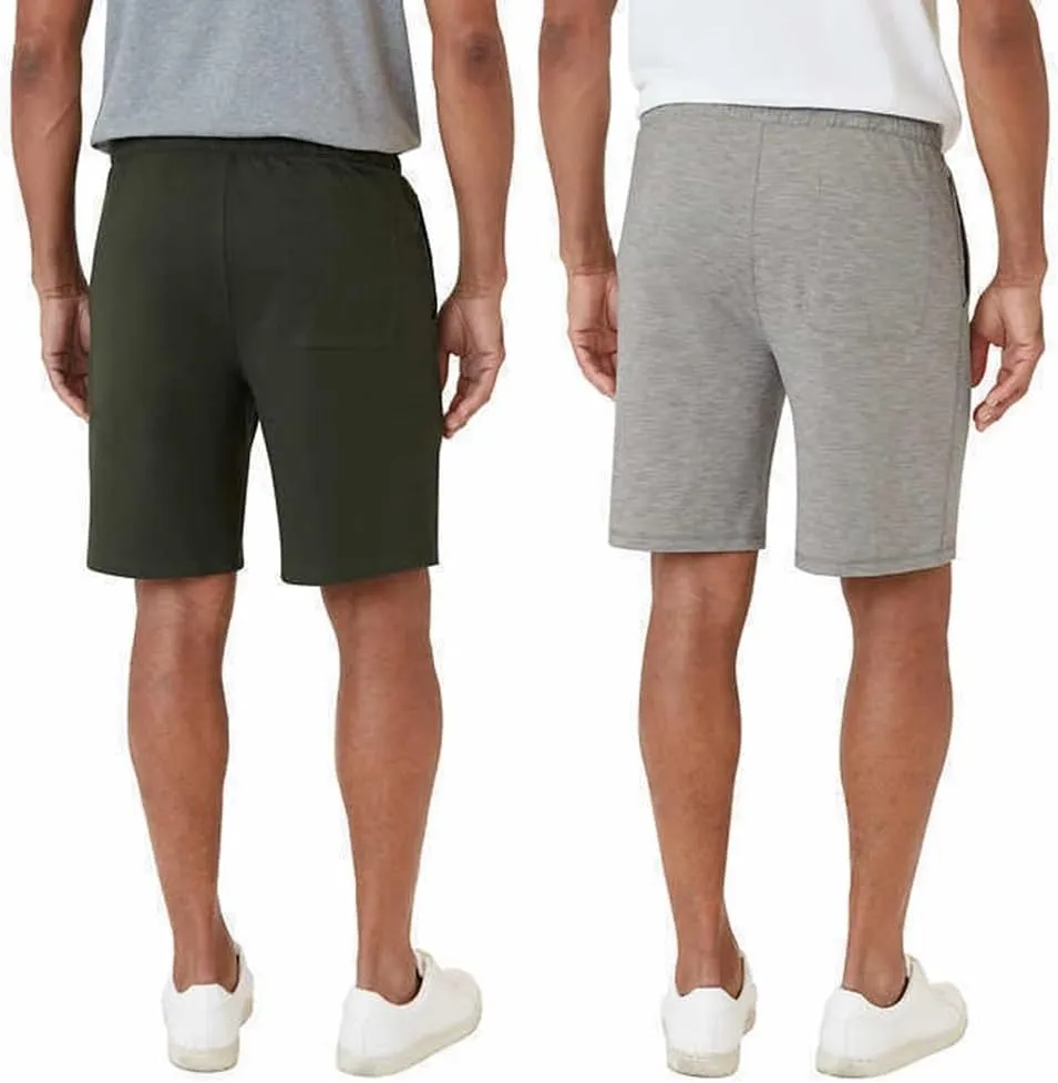 Eddie Bauer Mens Comfort Fit Lounge Shorts, 2-Pack