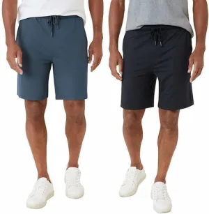 Eddie Bauer Mens Comfort Fit Lounge Shorts, 2-Pack