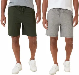 Eddie Bauer Mens Comfort Fit Lounge Shorts, 2-Pack