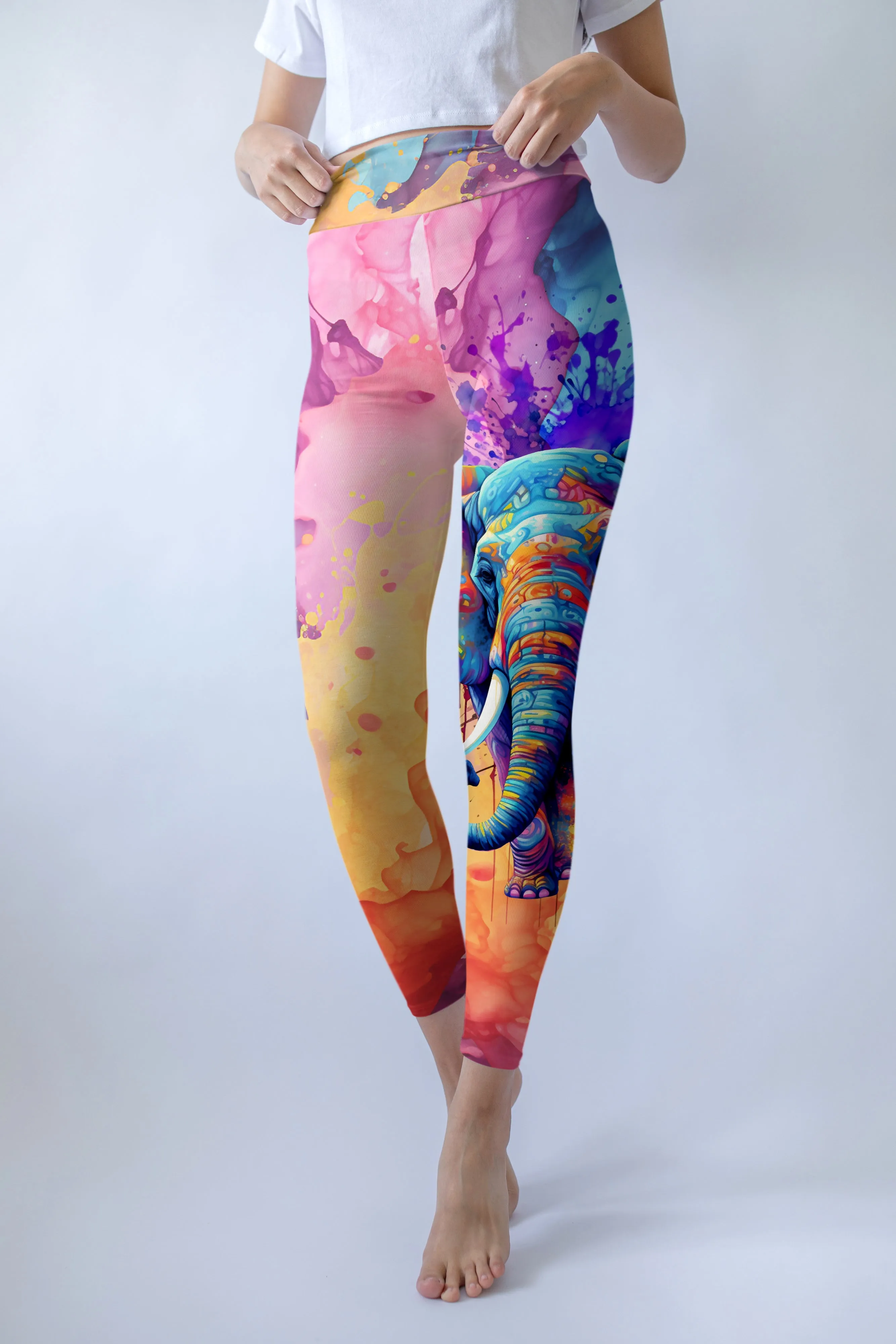 Elephant Yoga Leggings