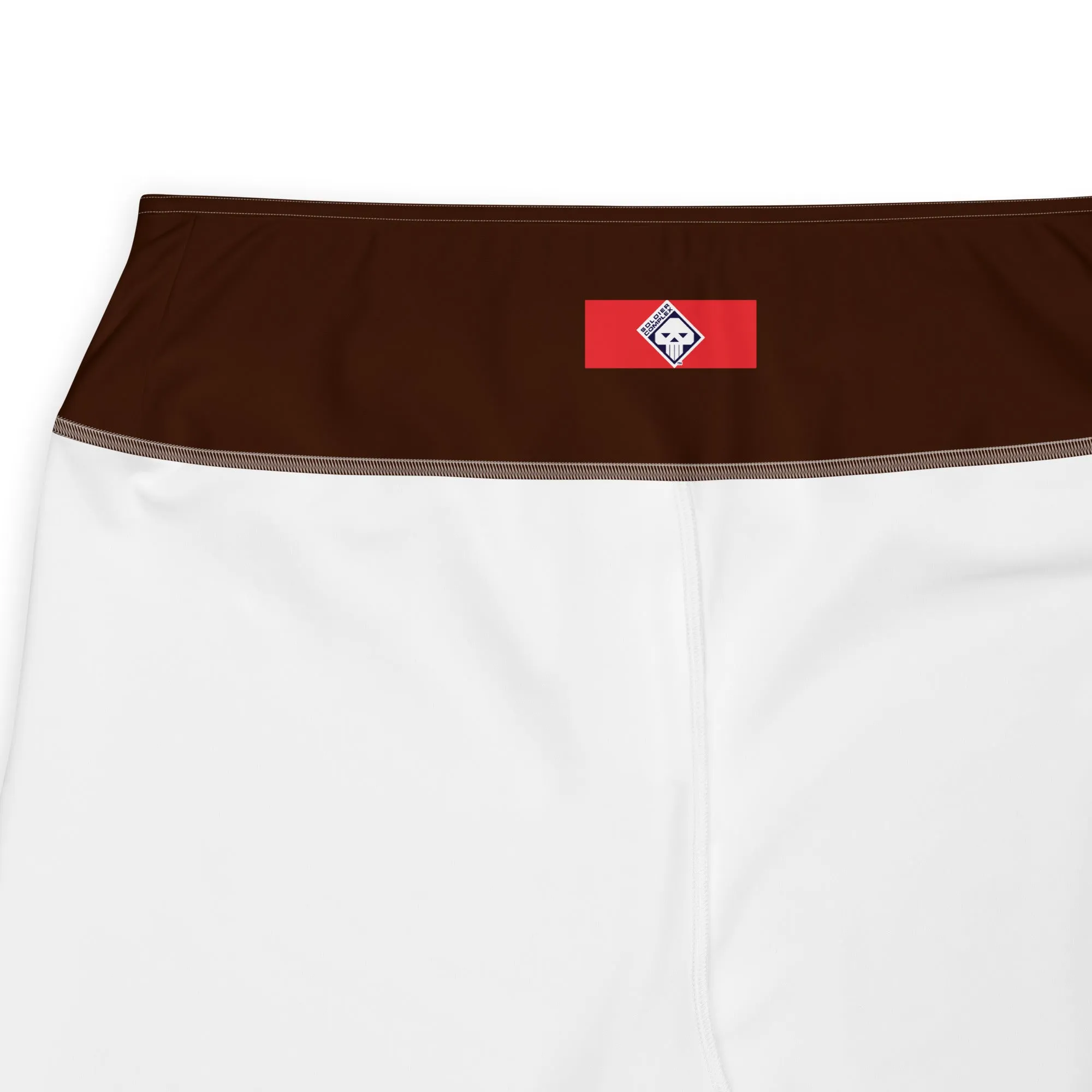 Empower Your Moves: Plus Size Solid Yoga Leggings for Women - Chocolate
