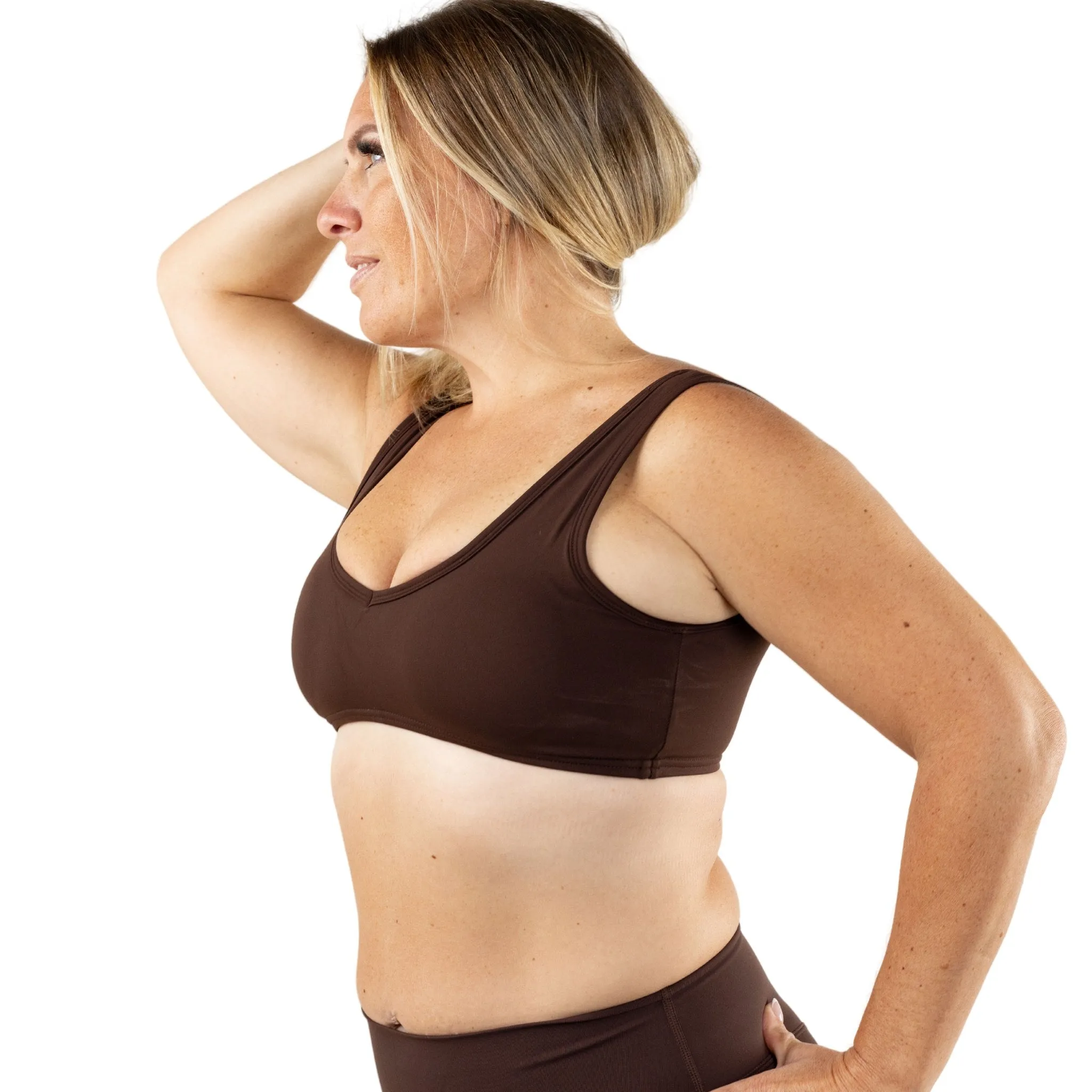 ENHANCED SUPPORT BRA - MOCHA