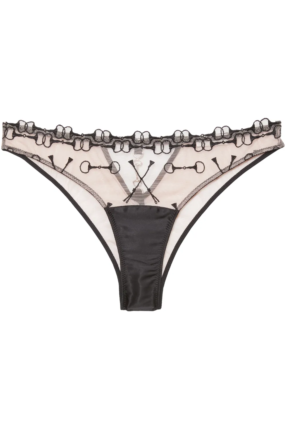 Equestrian Embroidery Cheeky Brief
