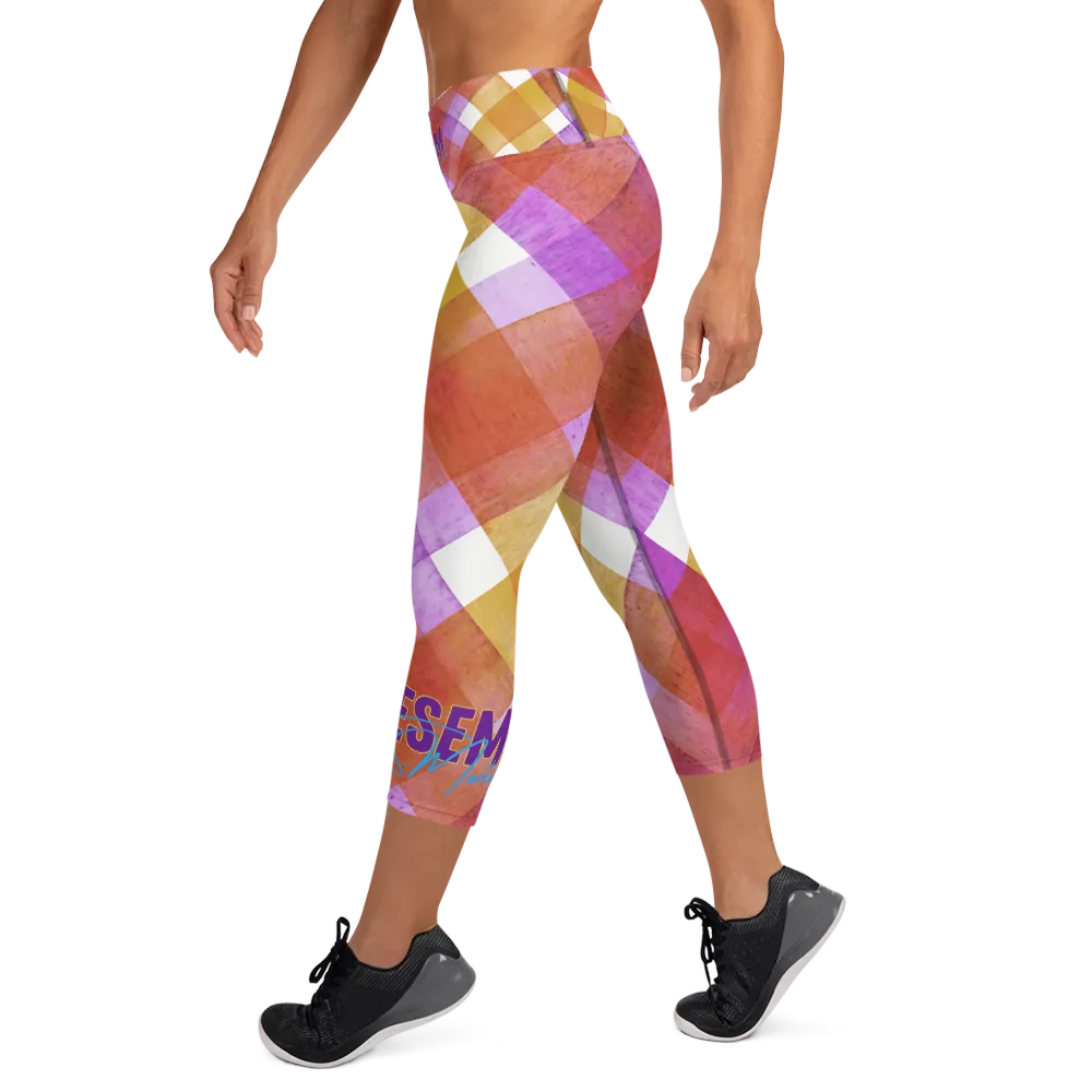 ESEM (fabric-print) - Yoga Capri Leggings