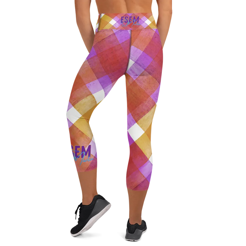 ESEM (fabric-print) - Yoga Capri Leggings