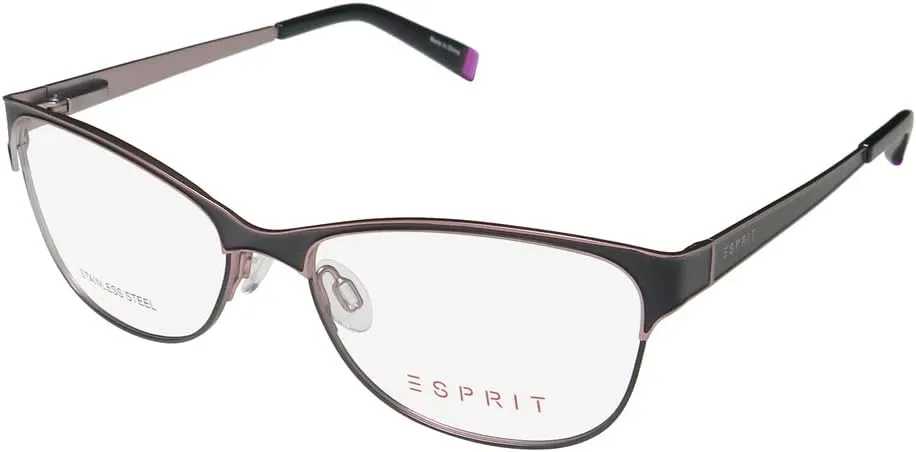Esprit 17474 Womens/Ladies Cat Eye Full-rim Flexible Hinges Eyeglasses/Eyewear