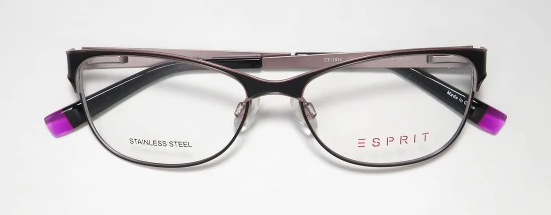 Esprit 17474 Womens/Ladies Cat Eye Full-rim Flexible Hinges Eyeglasses/Eyewear