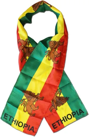Ethiopia (Lion) - Lightweight Flag Scarf