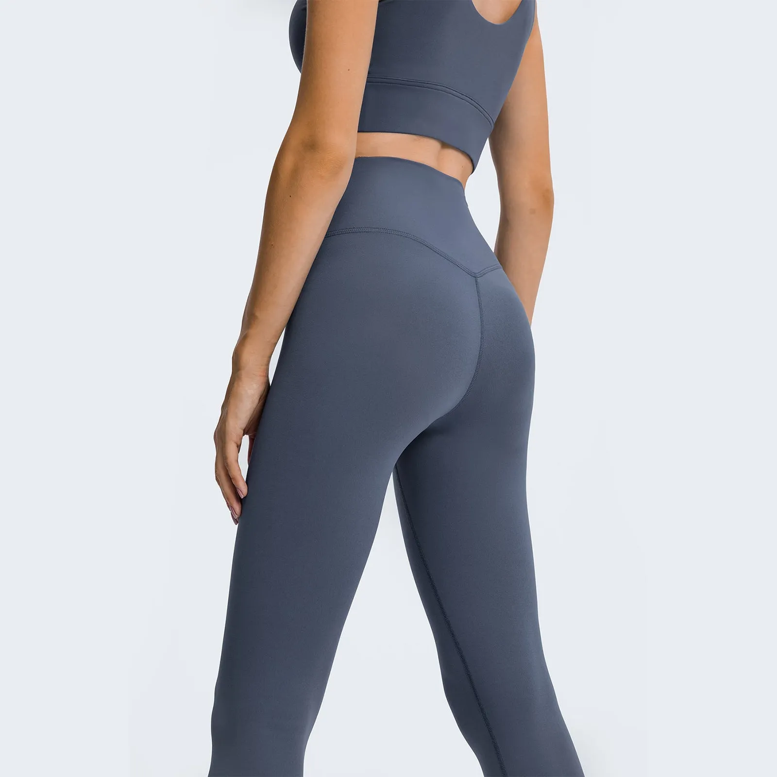 Everyday Leggings Cotton High Rise 7/8 Back Waistband Pocket