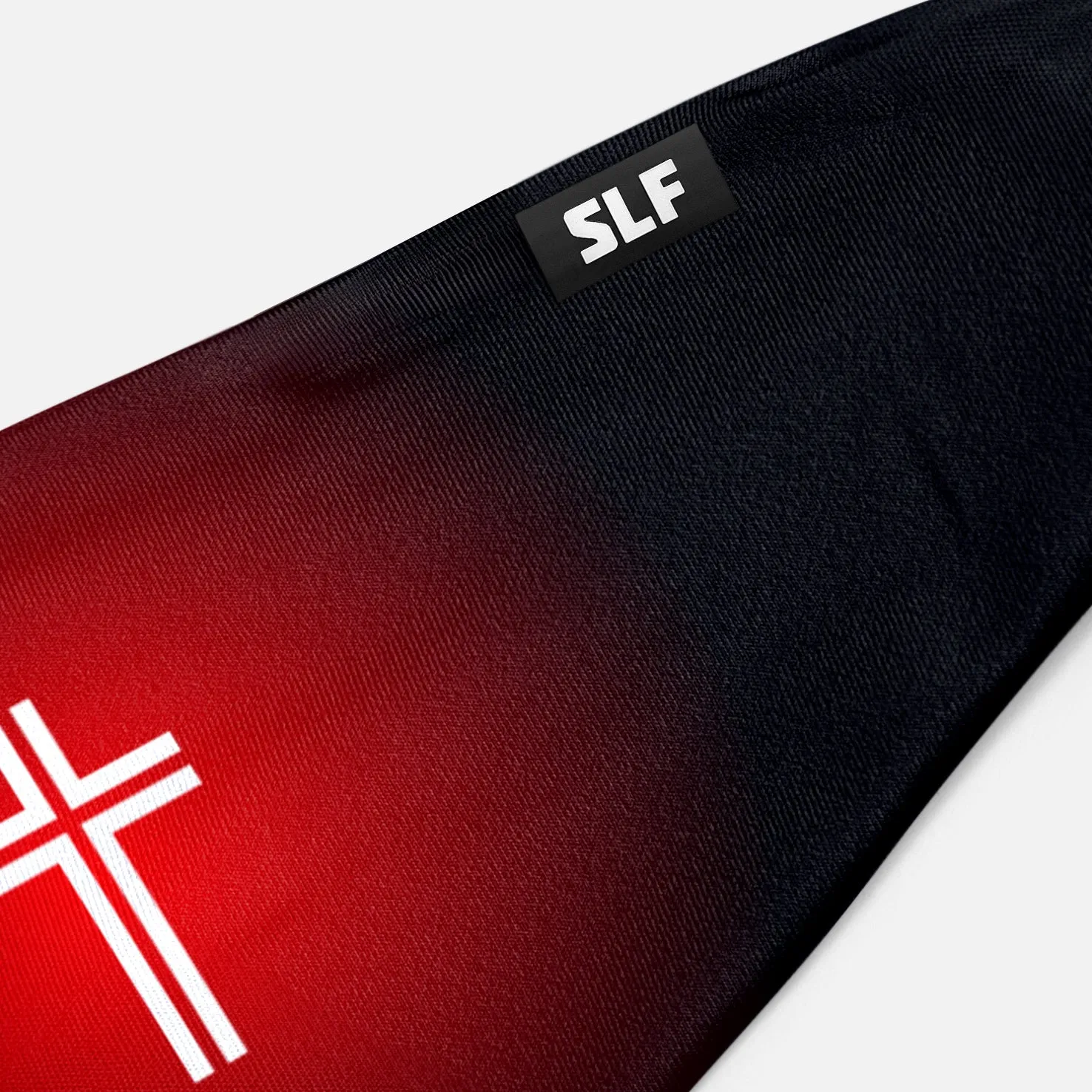 Faith Cross Red Black Headband