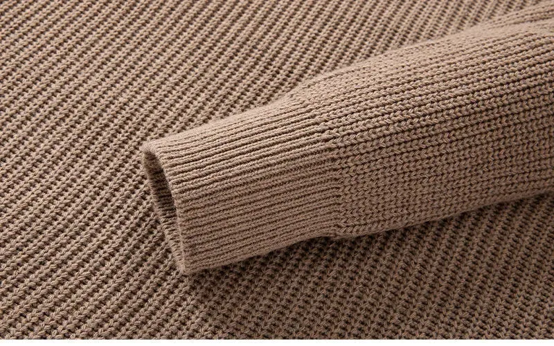 Fall Winter Men Thermal Slim Fit Base Sweater Shirts Leisure