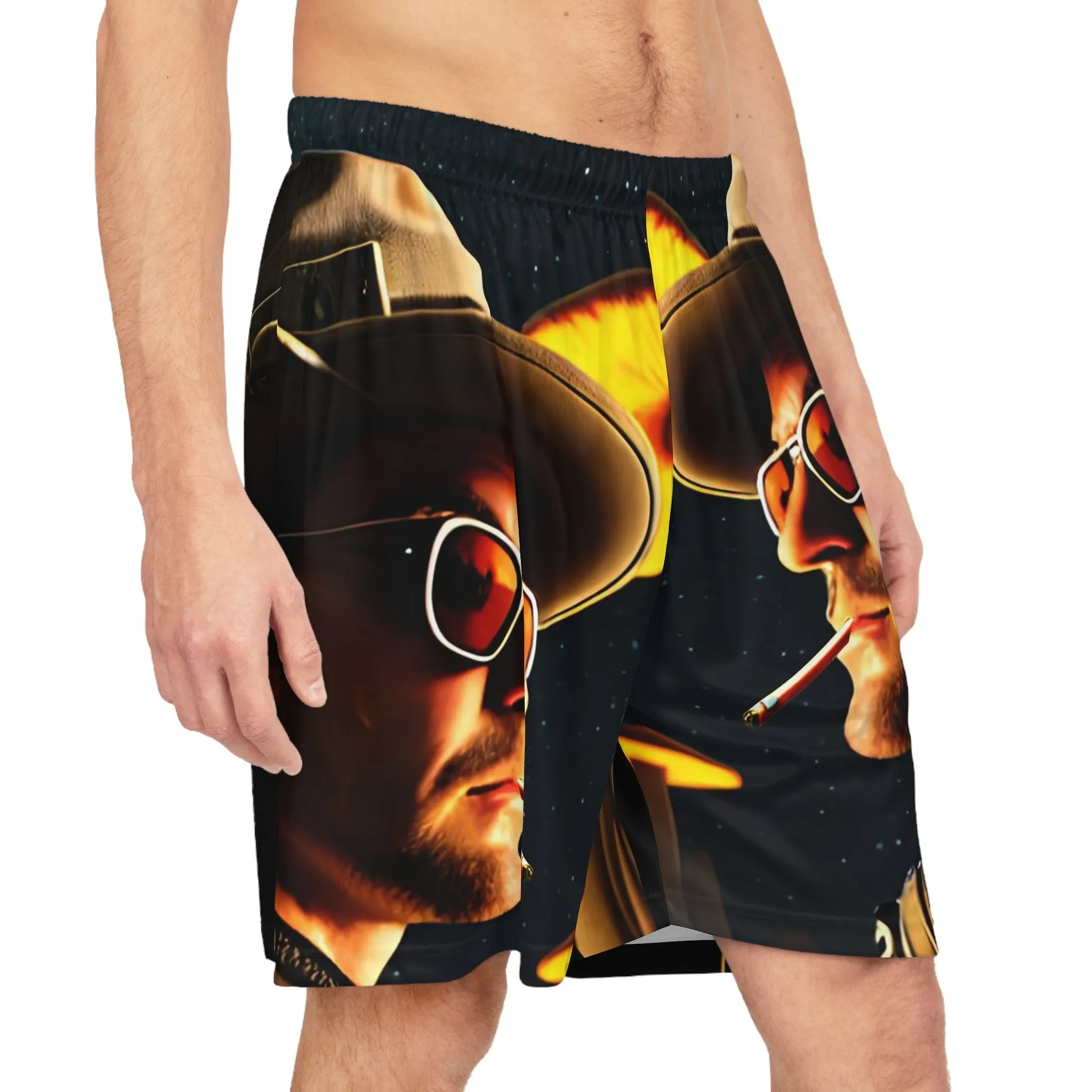 Fear and Loathing - Mens Rave Shorts Funny (AOP)