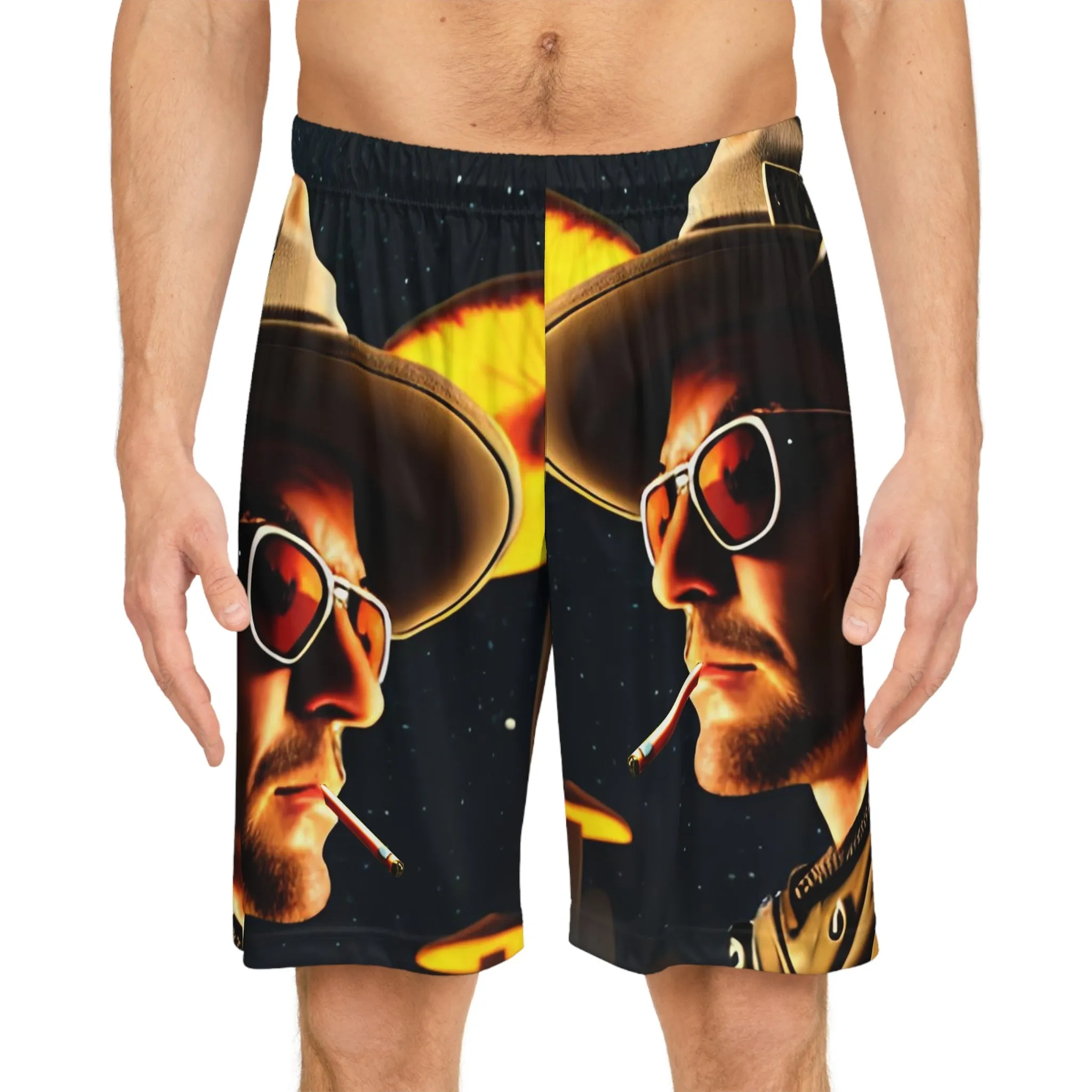 Fear and Loathing - Mens Rave Shorts Funny (AOP)