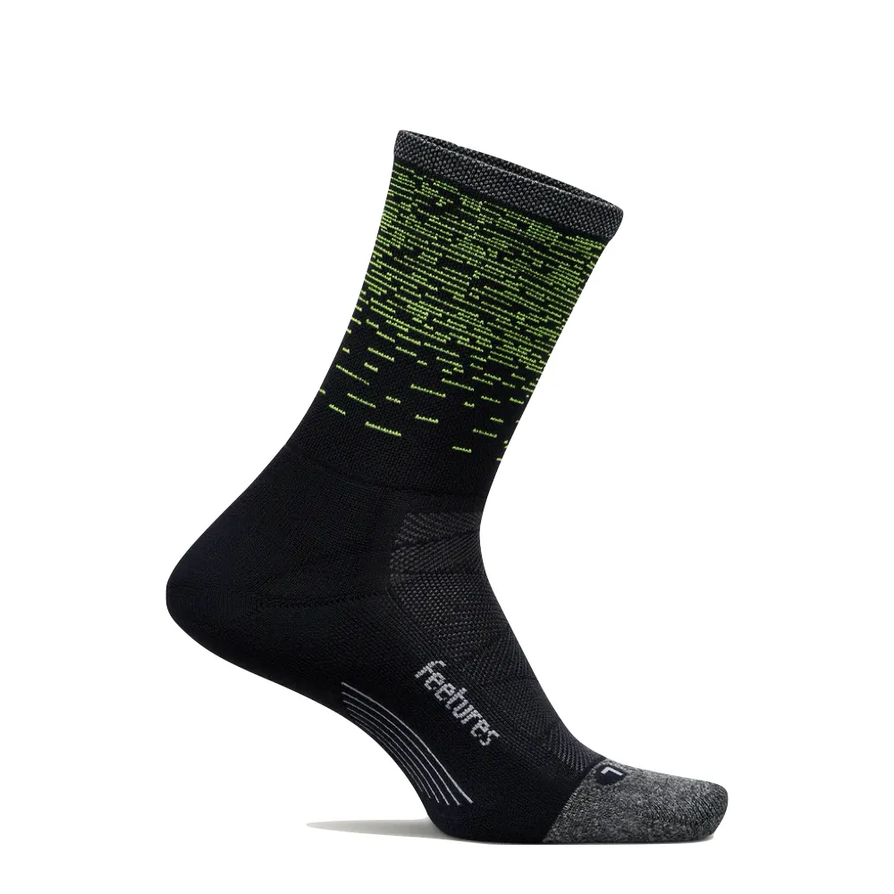 Feetures Women's Elite Light Cushion Mini Crew Sock in Light Wave