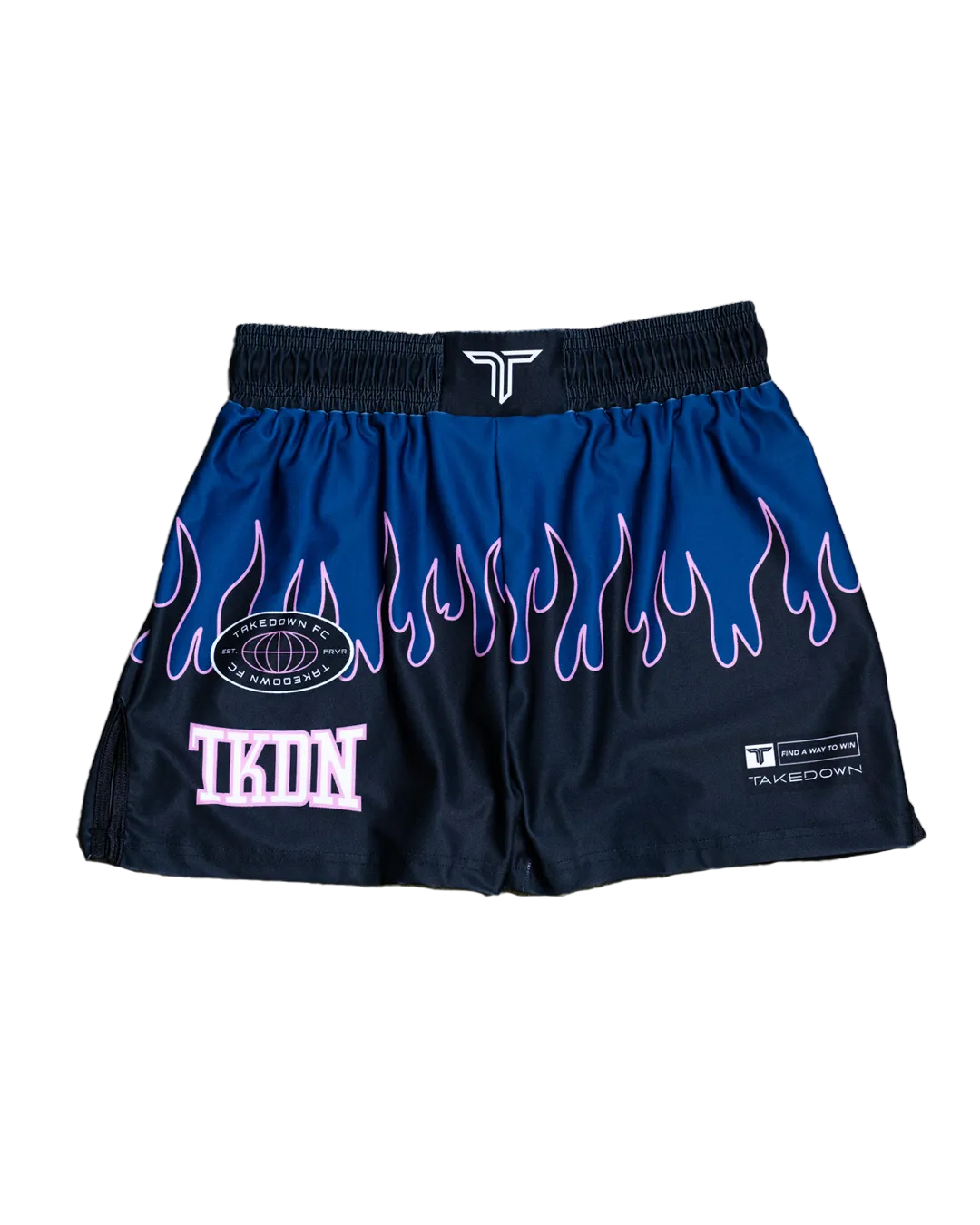 Fire FC Fight Shorts (5"&7“ Inseam) - Blue