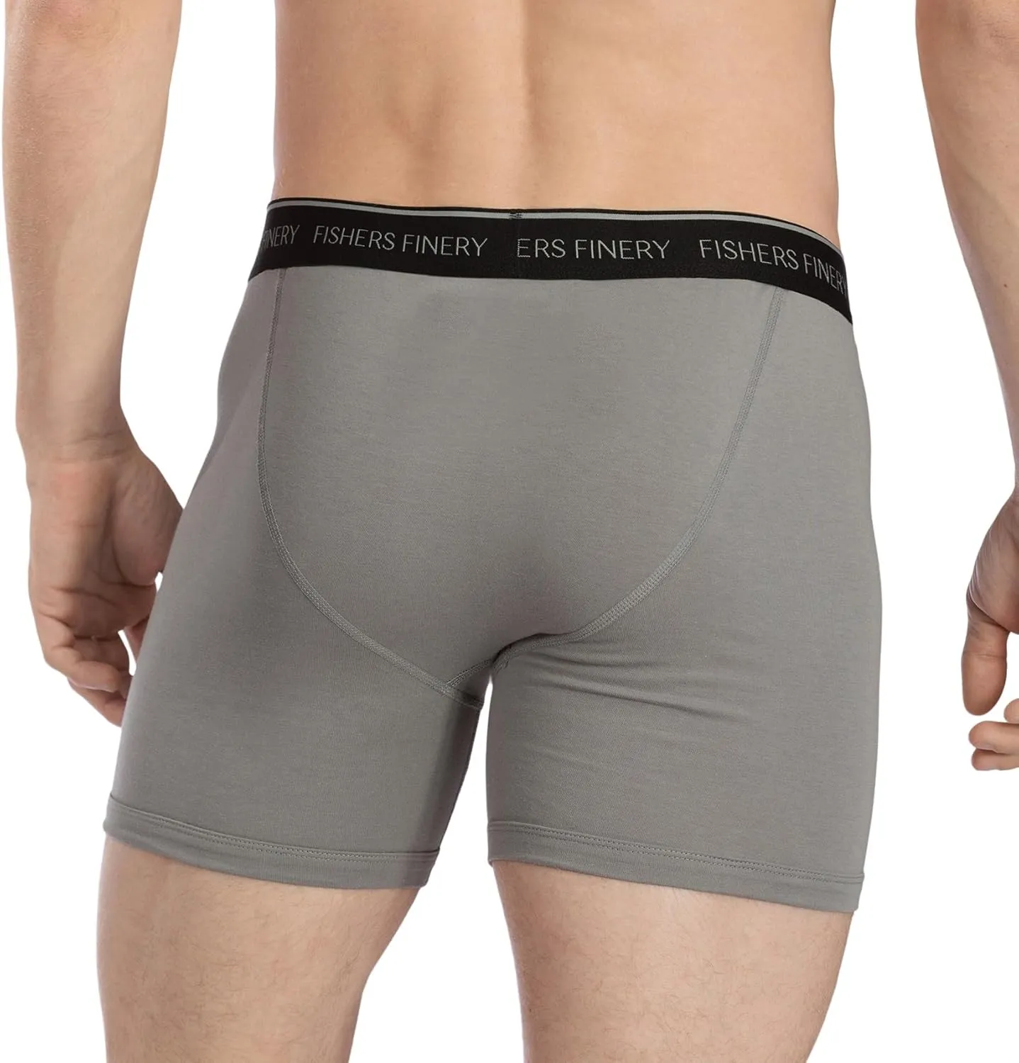 Fishers Finery Athletic Fit Modal Boxer Briefs Moisture Wicking Microfiber Underwear Multipack