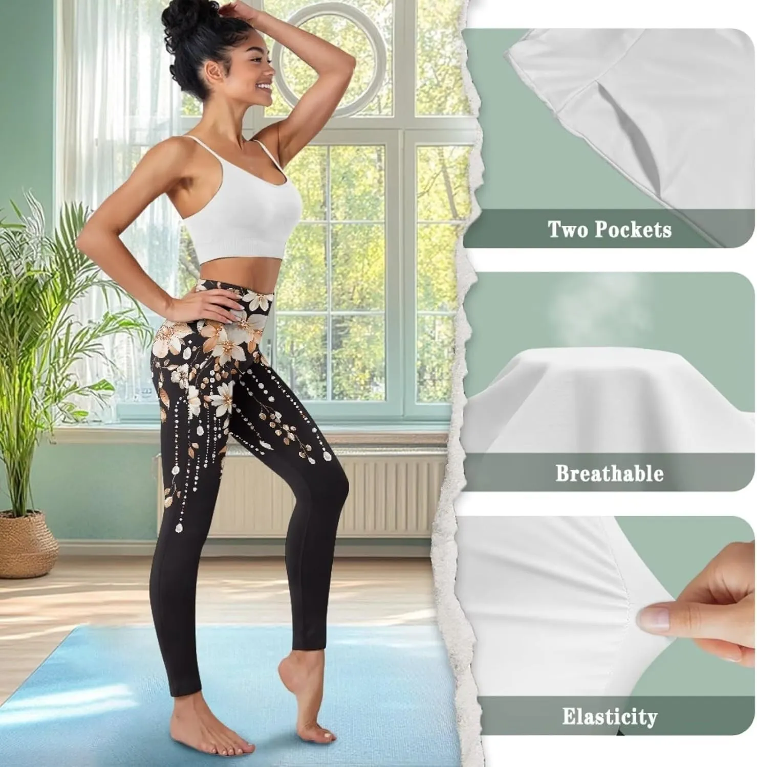 Fitting Yoga Pants for Women Leggings Flexible Comfy 2025 Trendy Women's Yoga Pants All Day Wear