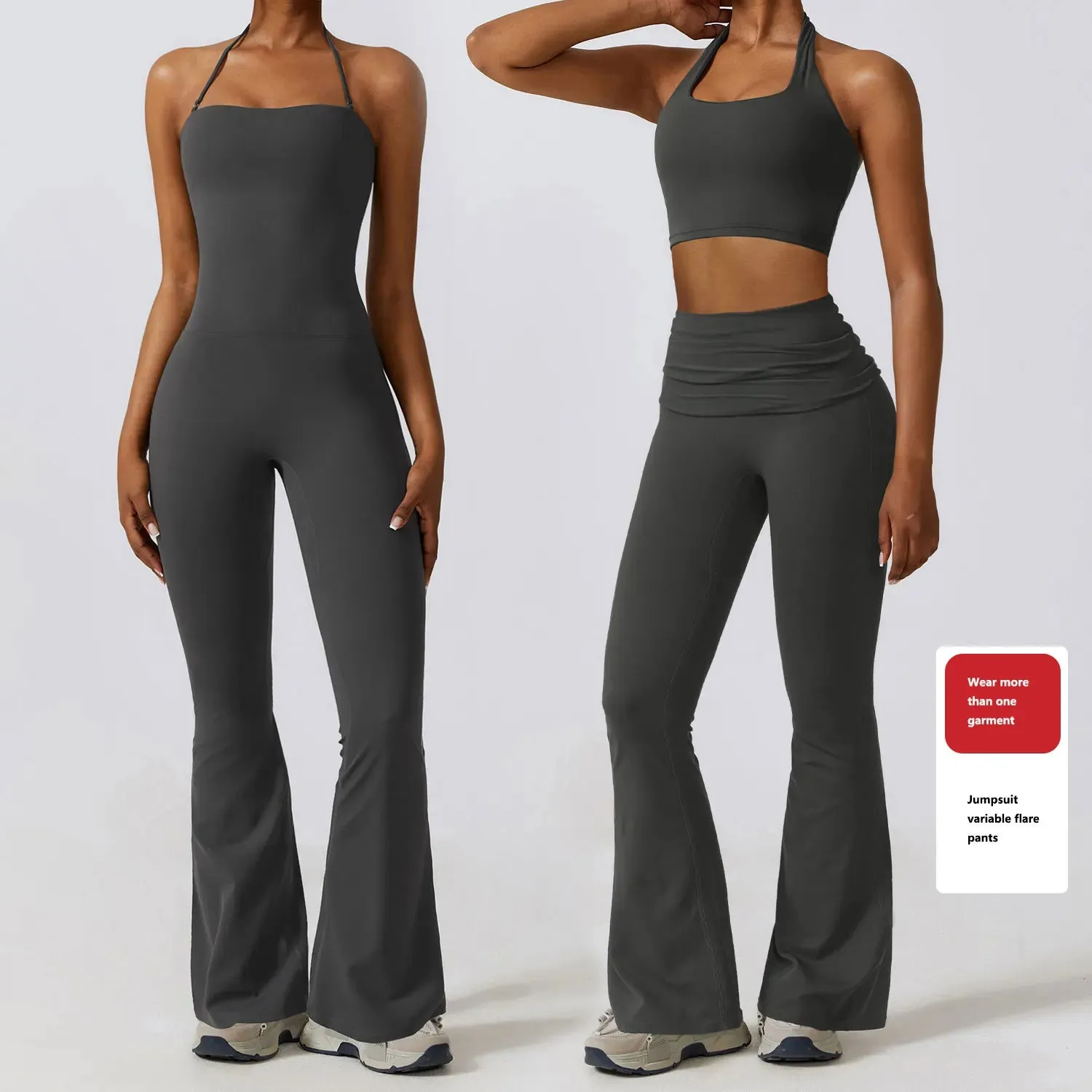 Flared Yoga Jumpsuit