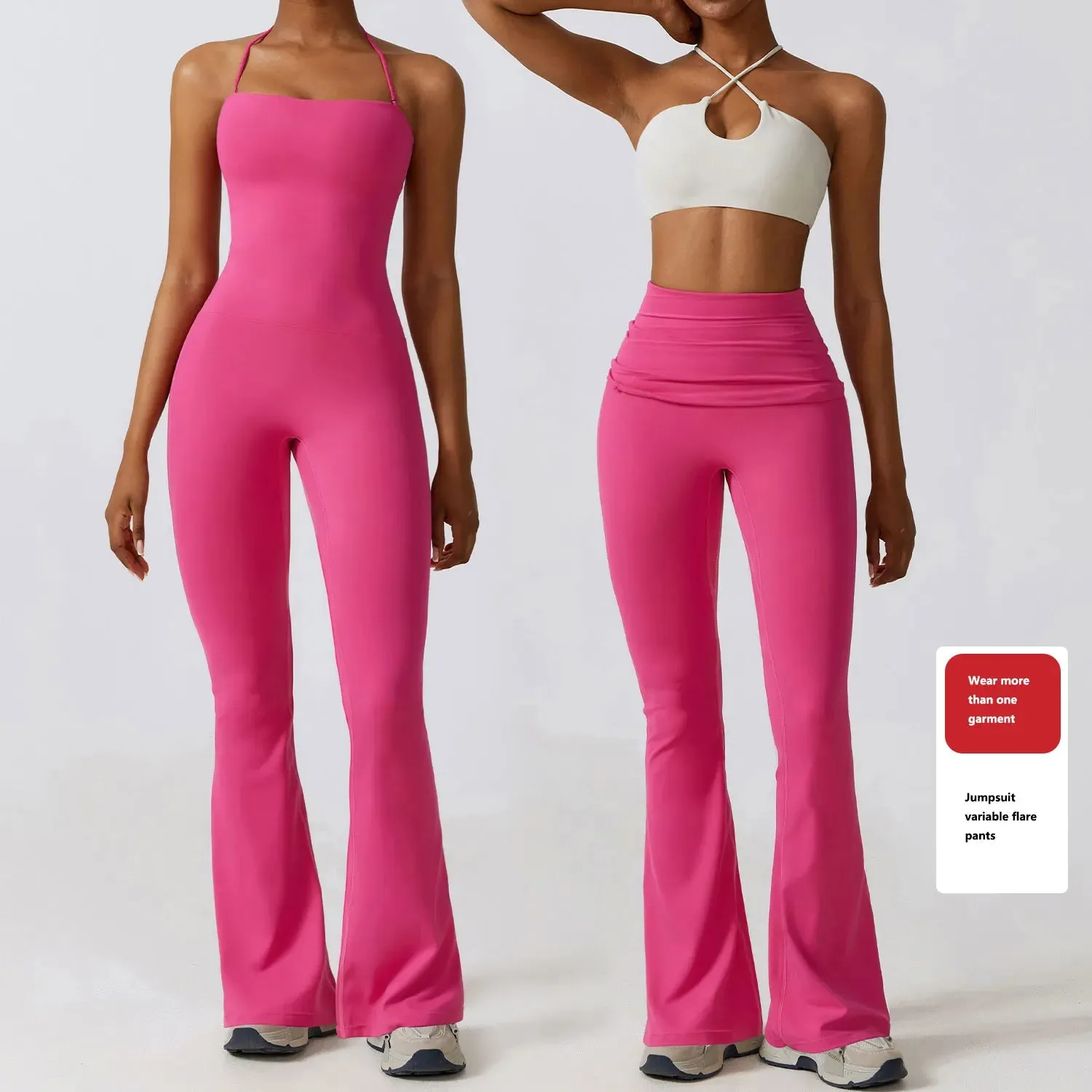 Flared Yoga Jumpsuit