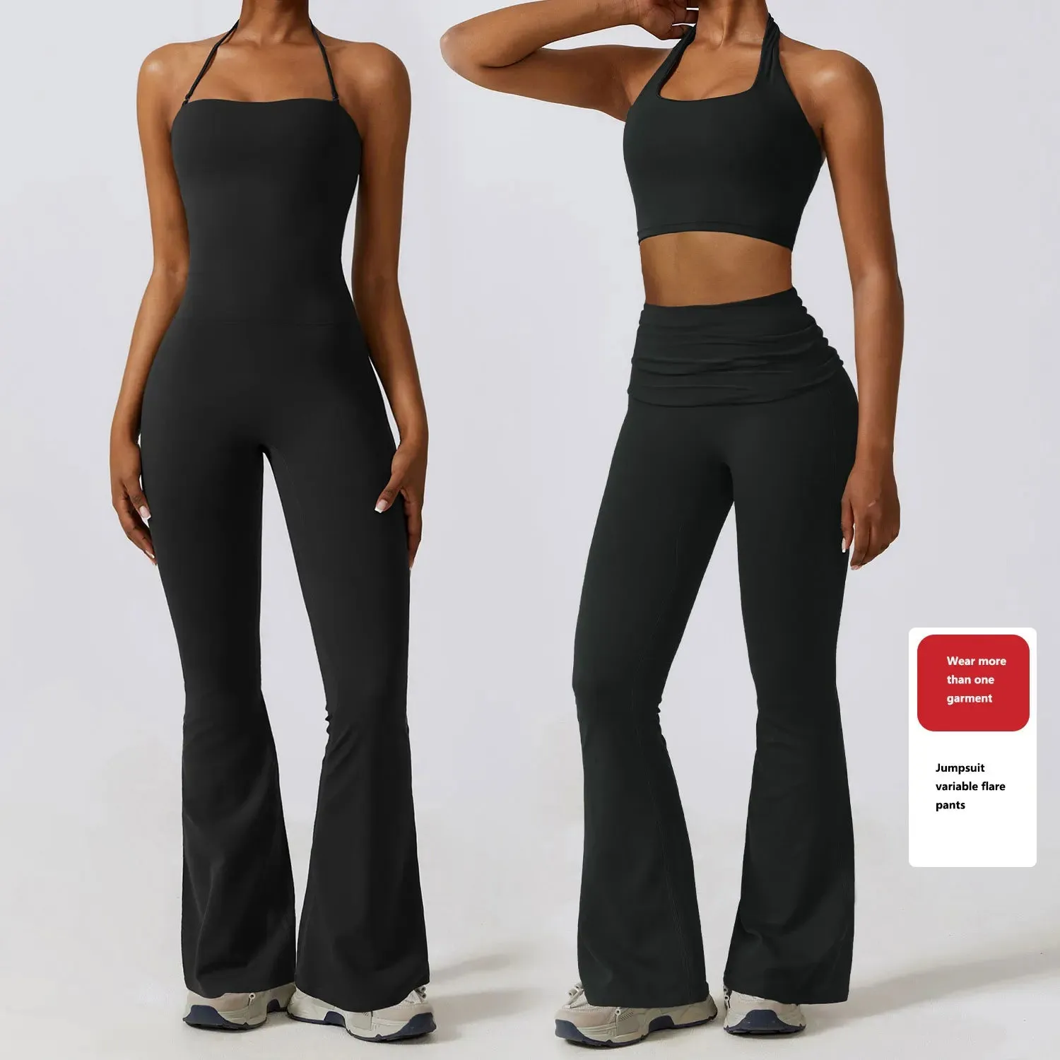 Flared Yoga Jumpsuit