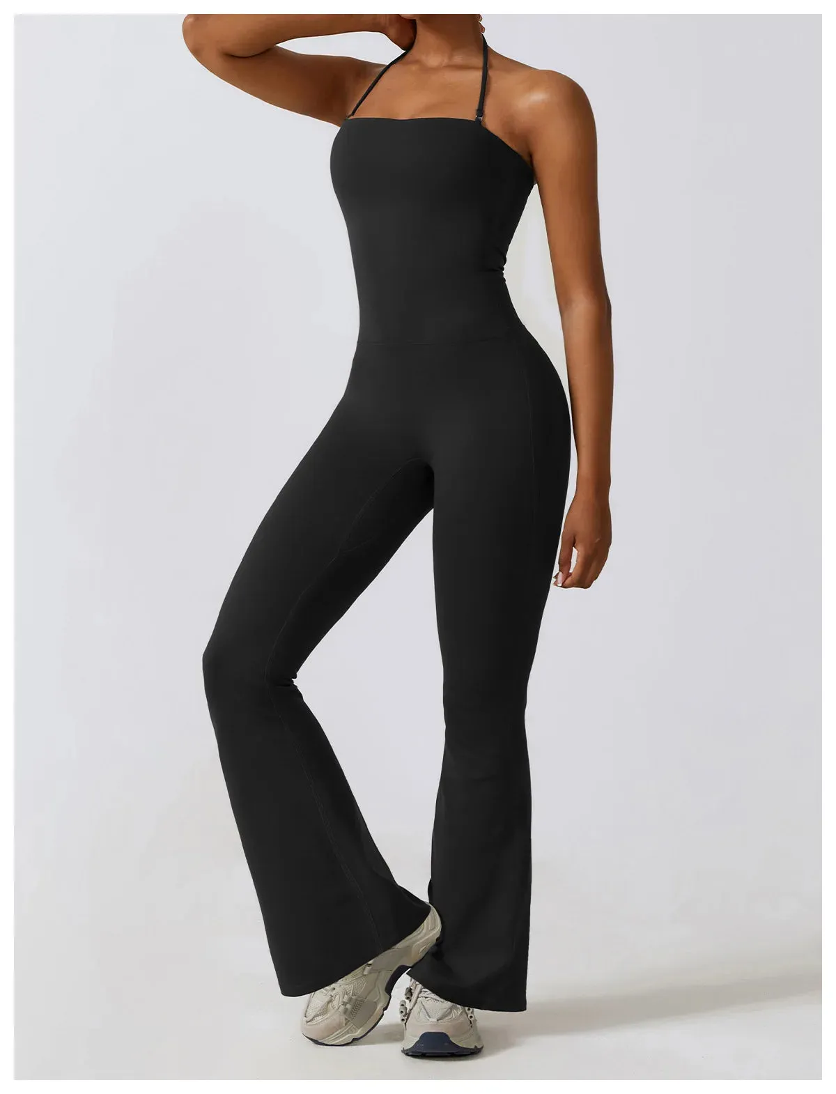 Flared Yoga Jumpsuit