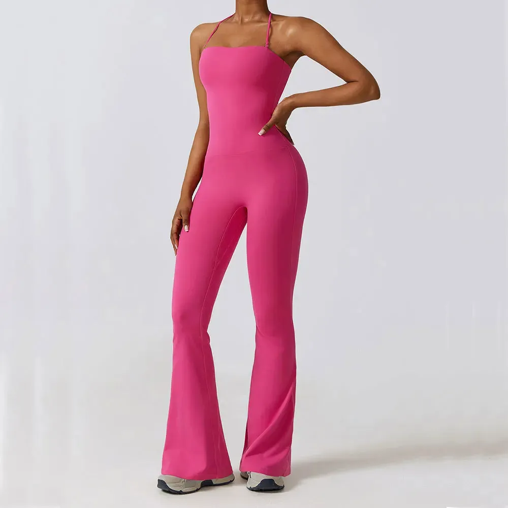 Flared Yoga Jumpsuit