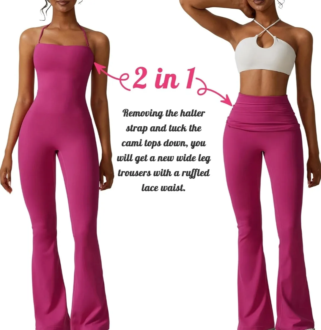 Flared Yoga Jumpsuit