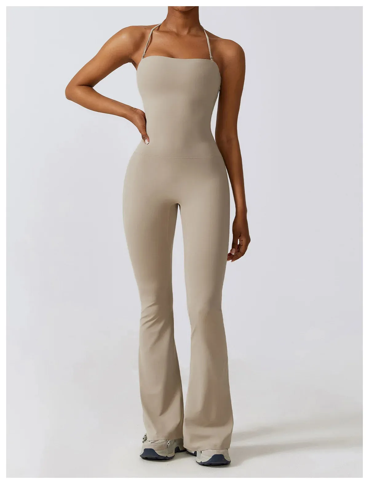 Flared Yoga Jumpsuit
