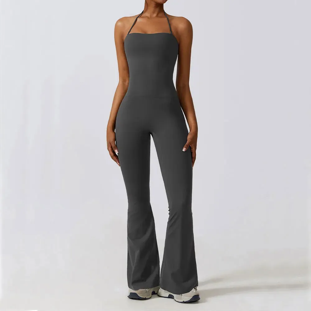 Flared Yoga Jumpsuit