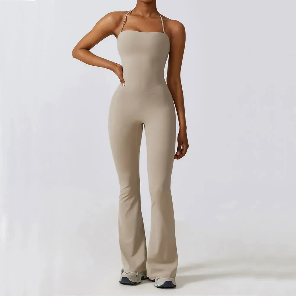 Flared Yoga Jumpsuit