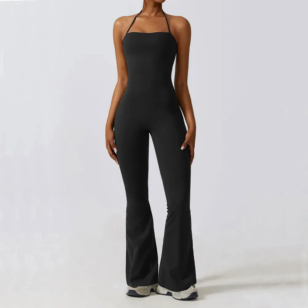 Flared Yoga Jumpsuit