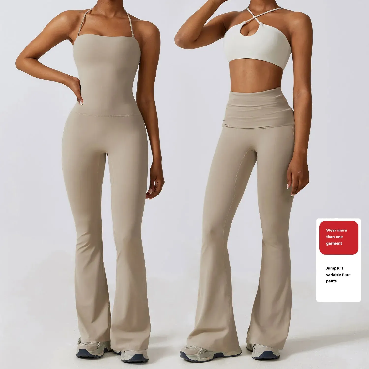 Flared Yoga Jumpsuit