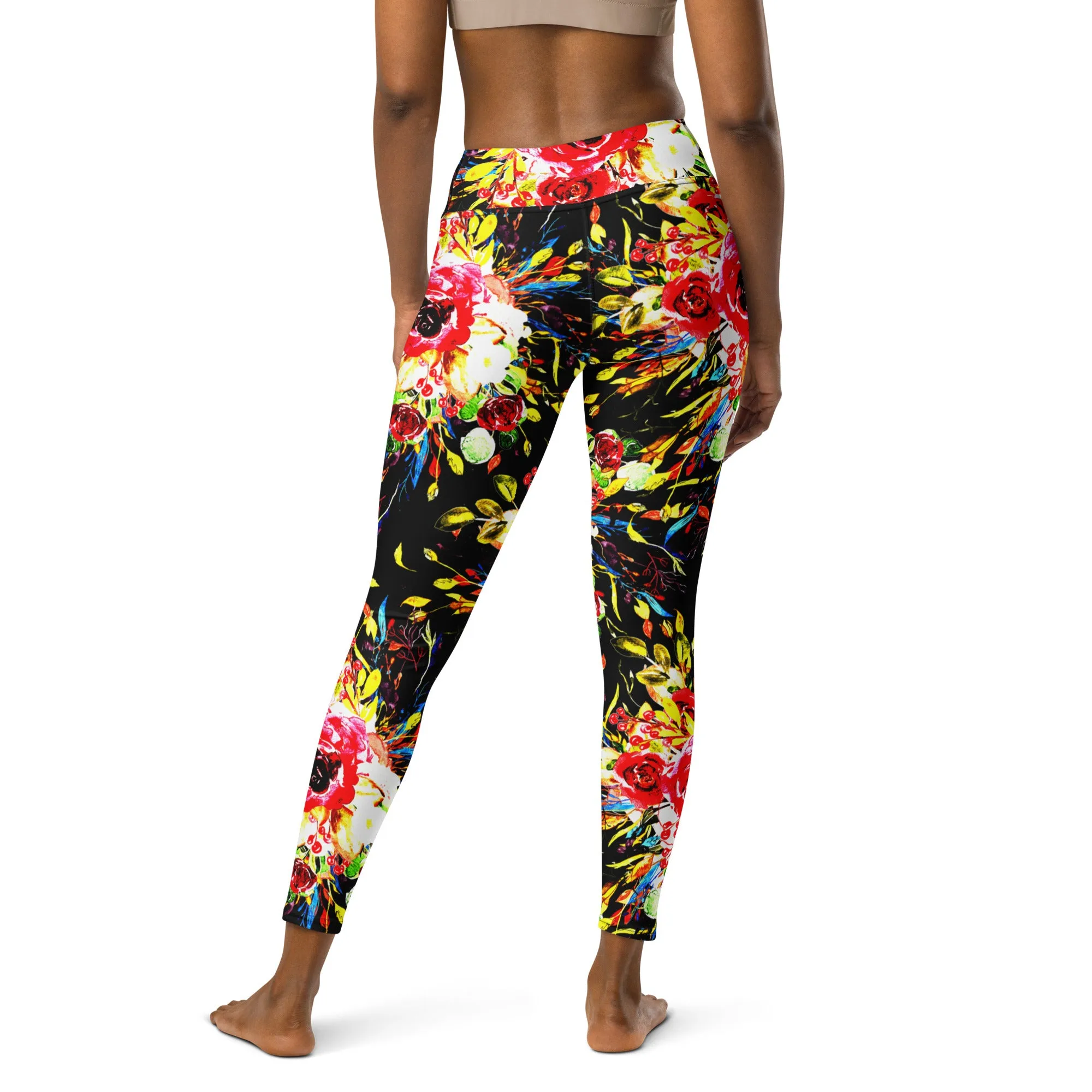 Floral Yoga Leggings, lioness-love