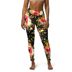 Floral Yoga Leggings, lioness-love