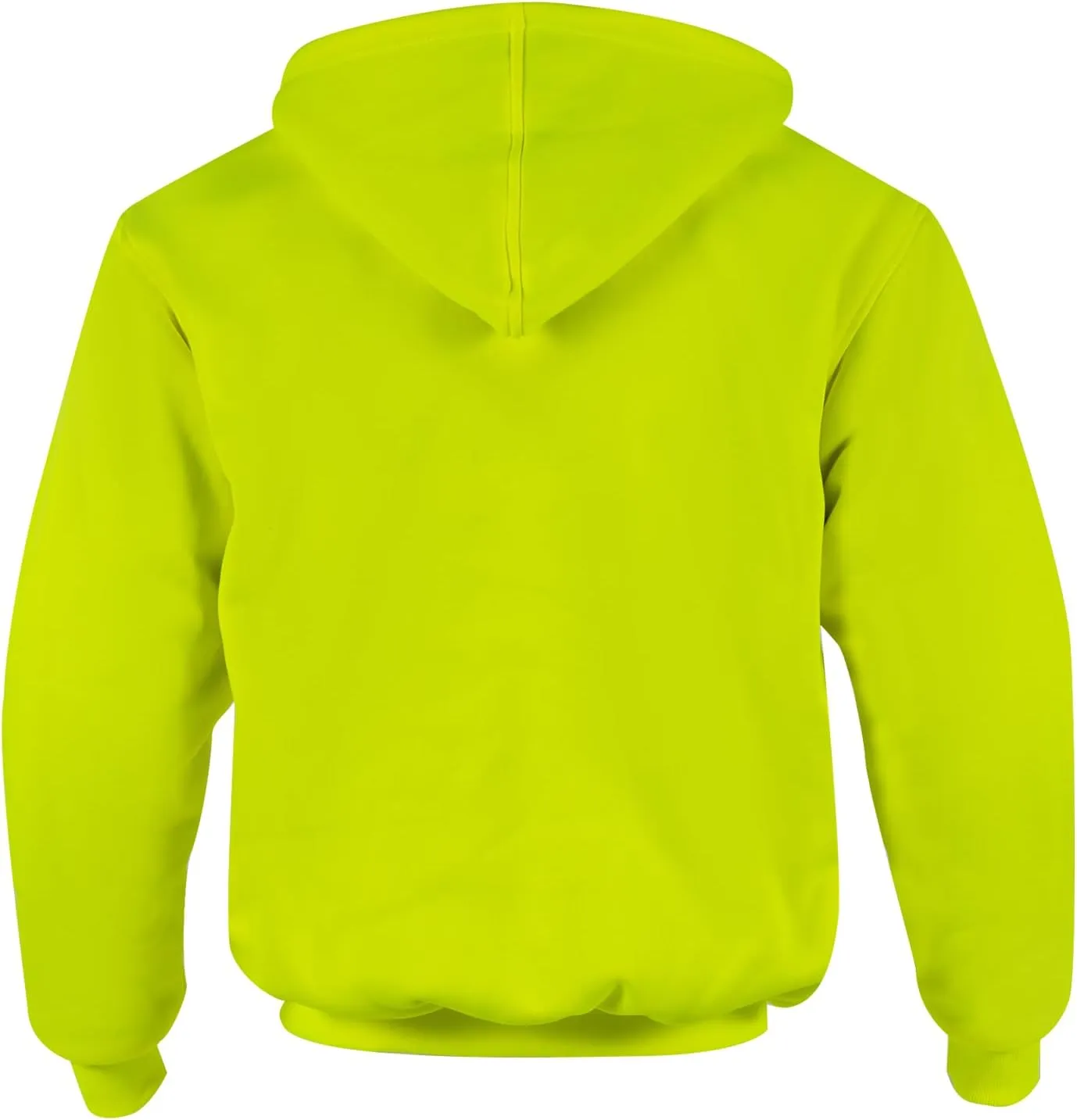 FONIRRA Hi Vis Hoodie for Men Sherpa Fleece Lined Work Sweaters High Visibility Safety Construction Jacket with Zipper