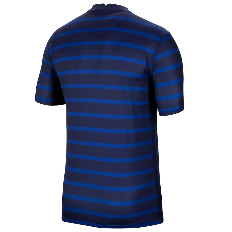 France National European Soccer Team Nike 2020/21 Home Replica Jersey - Blue