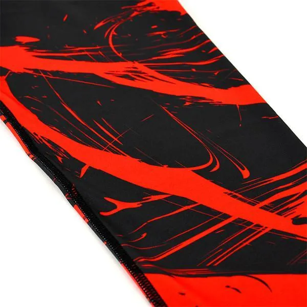 Fury Red Compression 3/4 tights / leggings