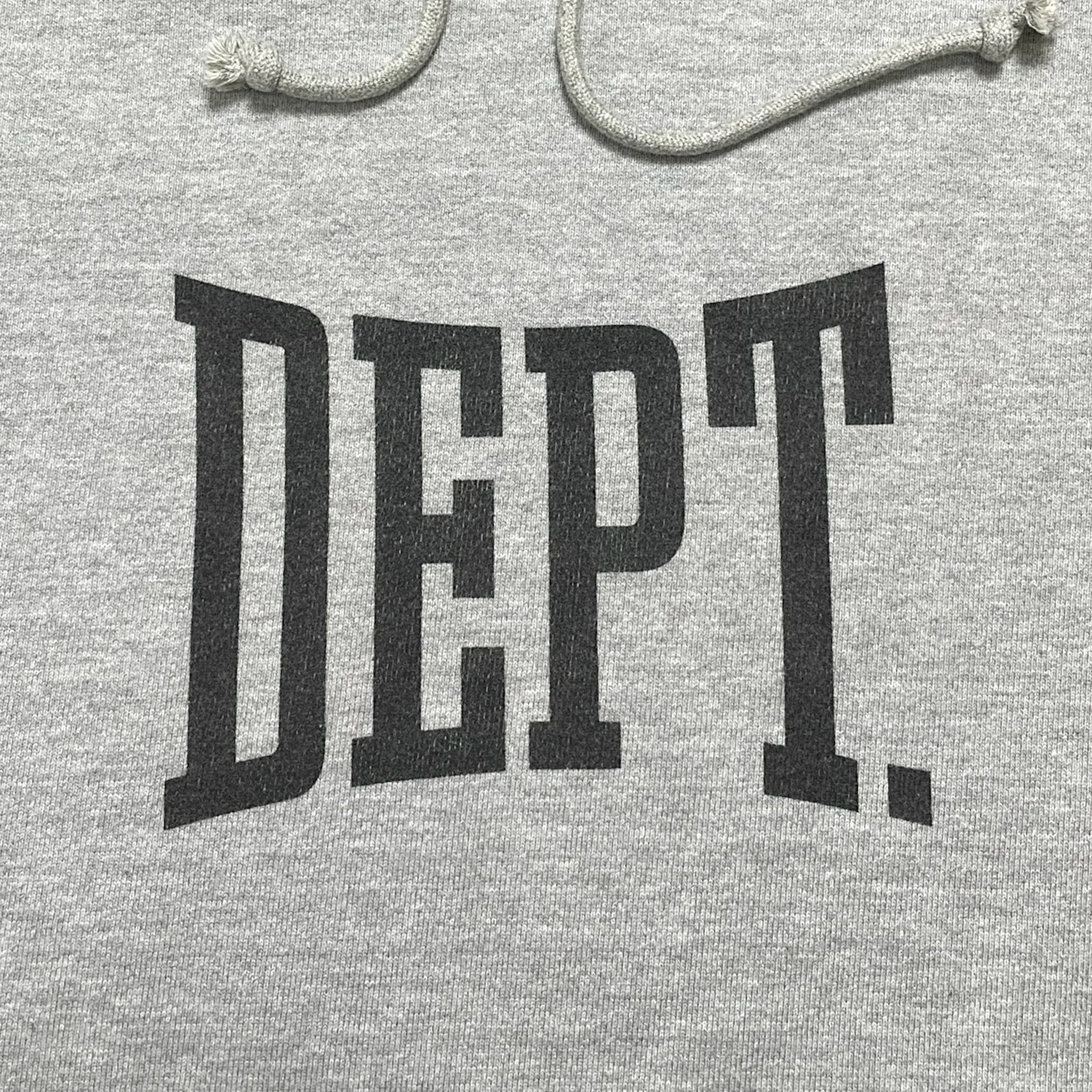 Gallery Department Gym Cut Off Sleeveless Hooded Sweatshirt Grey Black