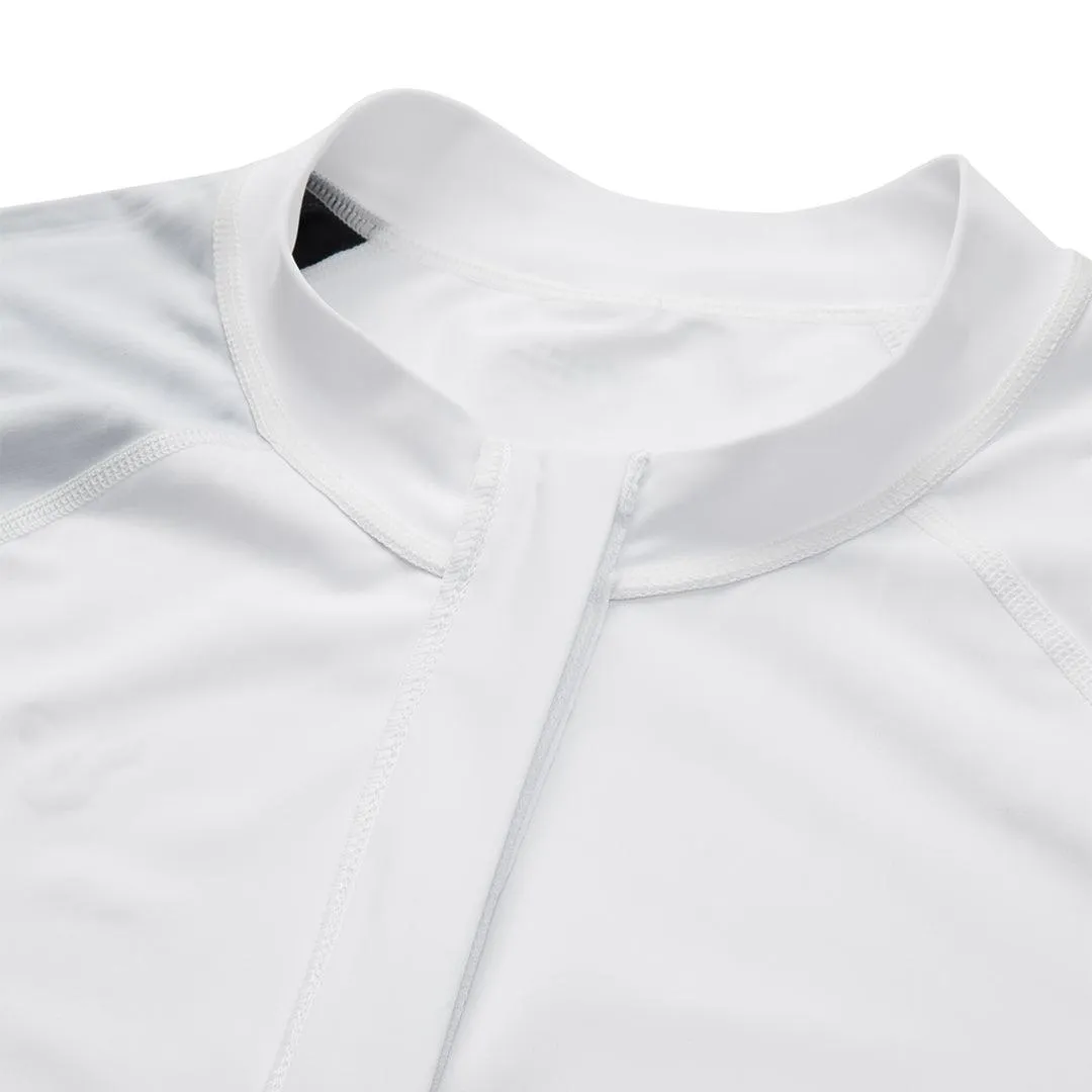 Geometric UPF50  Mens Rashguard with Zip - Eagle Style