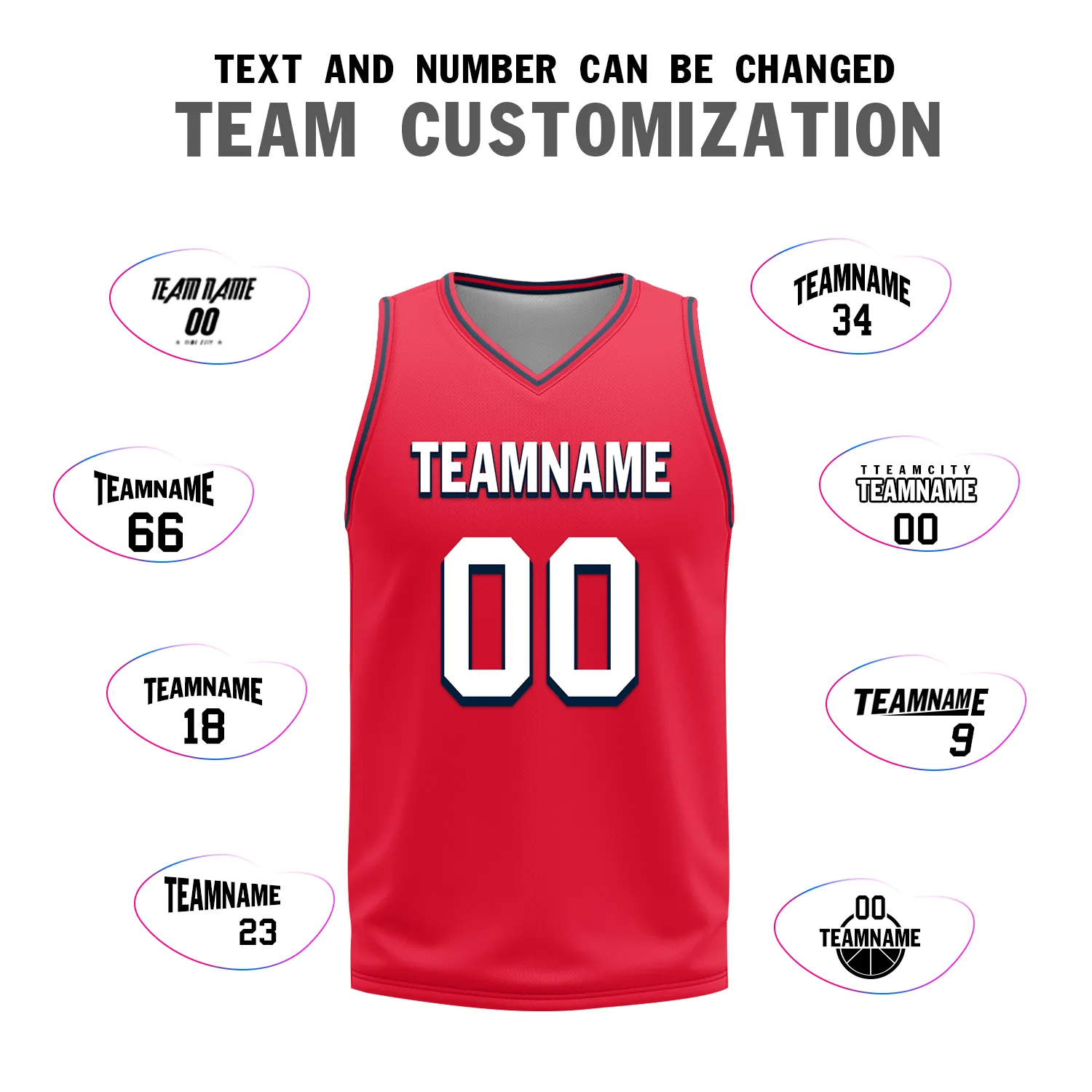 Gift Ideas,Custom Blue Red Classic Style Reversible Basketball Uniform Personalized BBJR-D017021