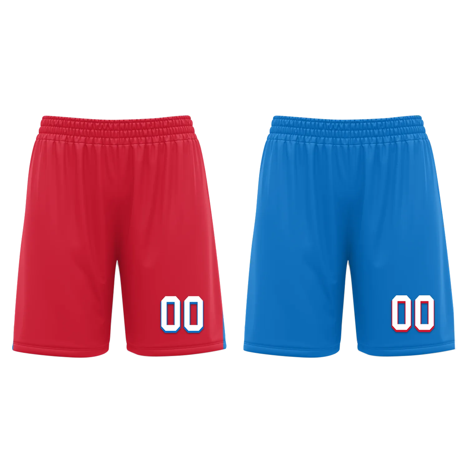 Gift Ideas,Custom Red Blue Classic Style Reversible Basketball Uniform Personalized BBJR-D017022