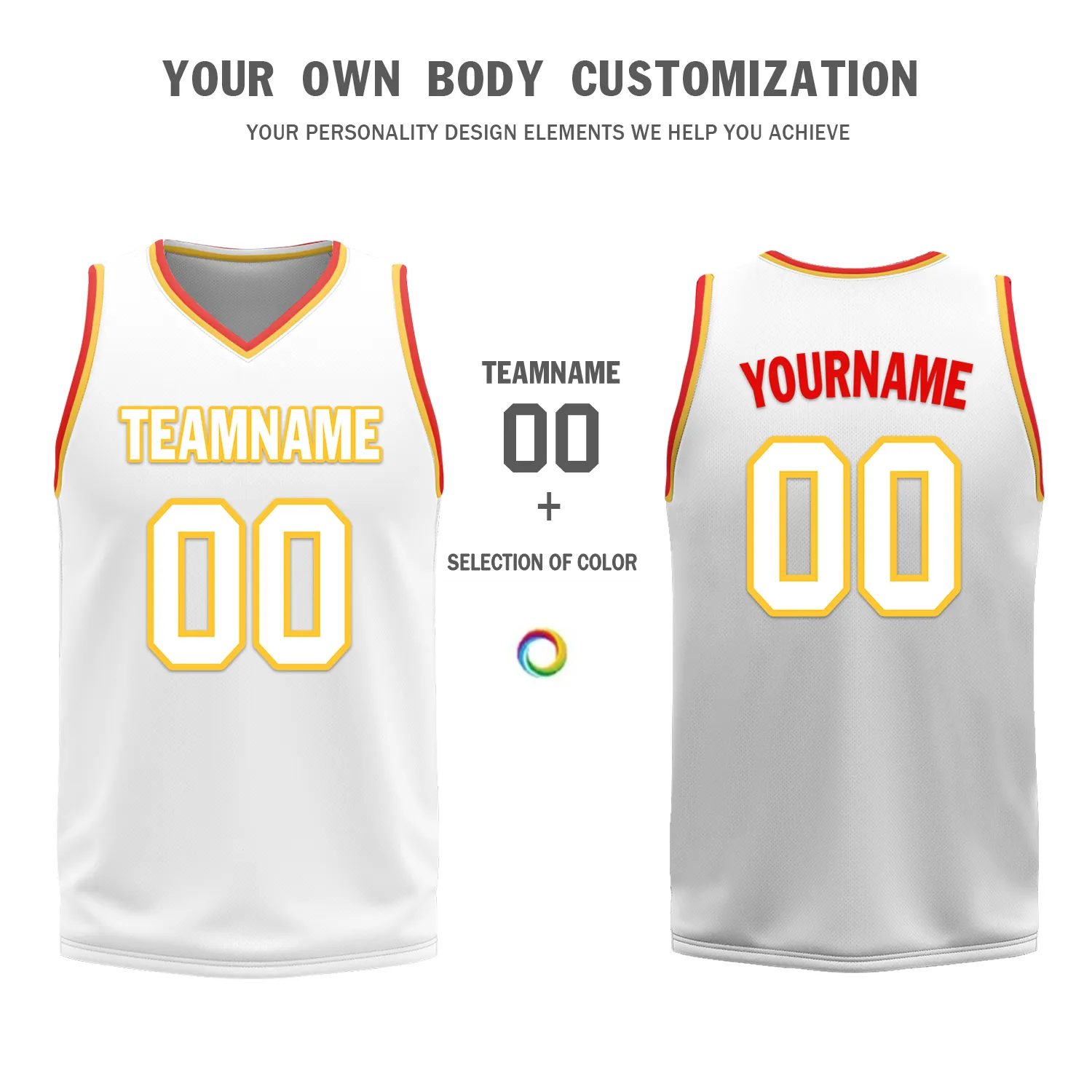 Gift Ideas,Custom Red White Classic Style Reversible Basketball Uniform Personalized BBJR-D017027