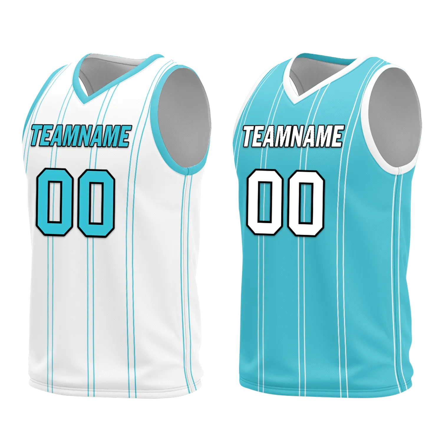 Gift Ideas,Custom White Blue Classic Style Reversible Basketball Uniform Personalized BBJR-D017013