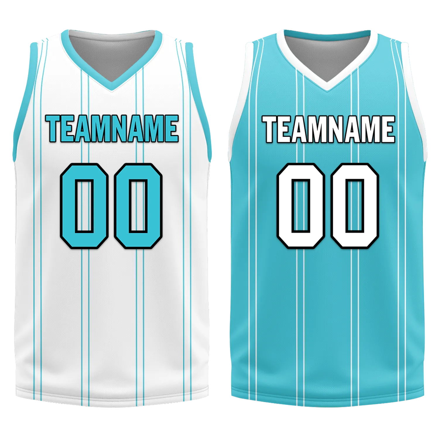 Gift Ideas,Custom White Blue Classic Style Reversible Basketball Uniform Personalized BBJR-D017013