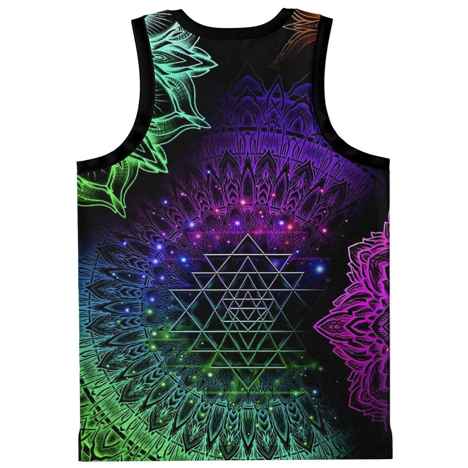 Glowing Mandala Basketball Jersey