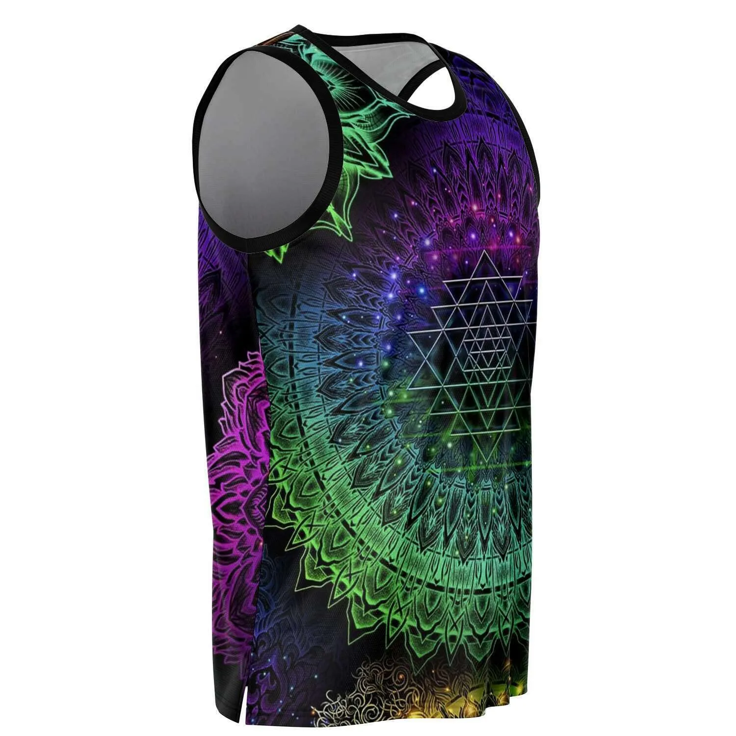 Glowing Mandala Basketball Jersey