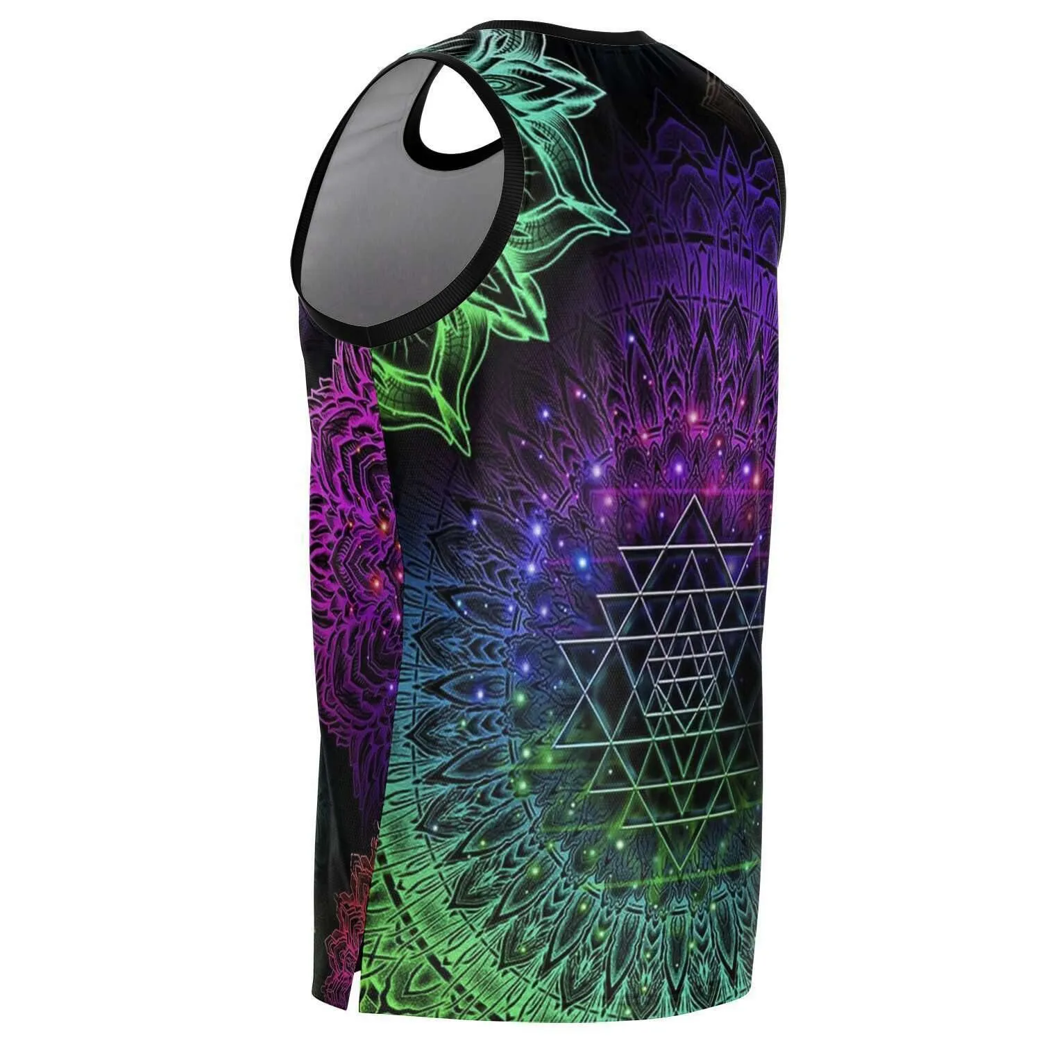 Glowing Mandala Basketball Jersey