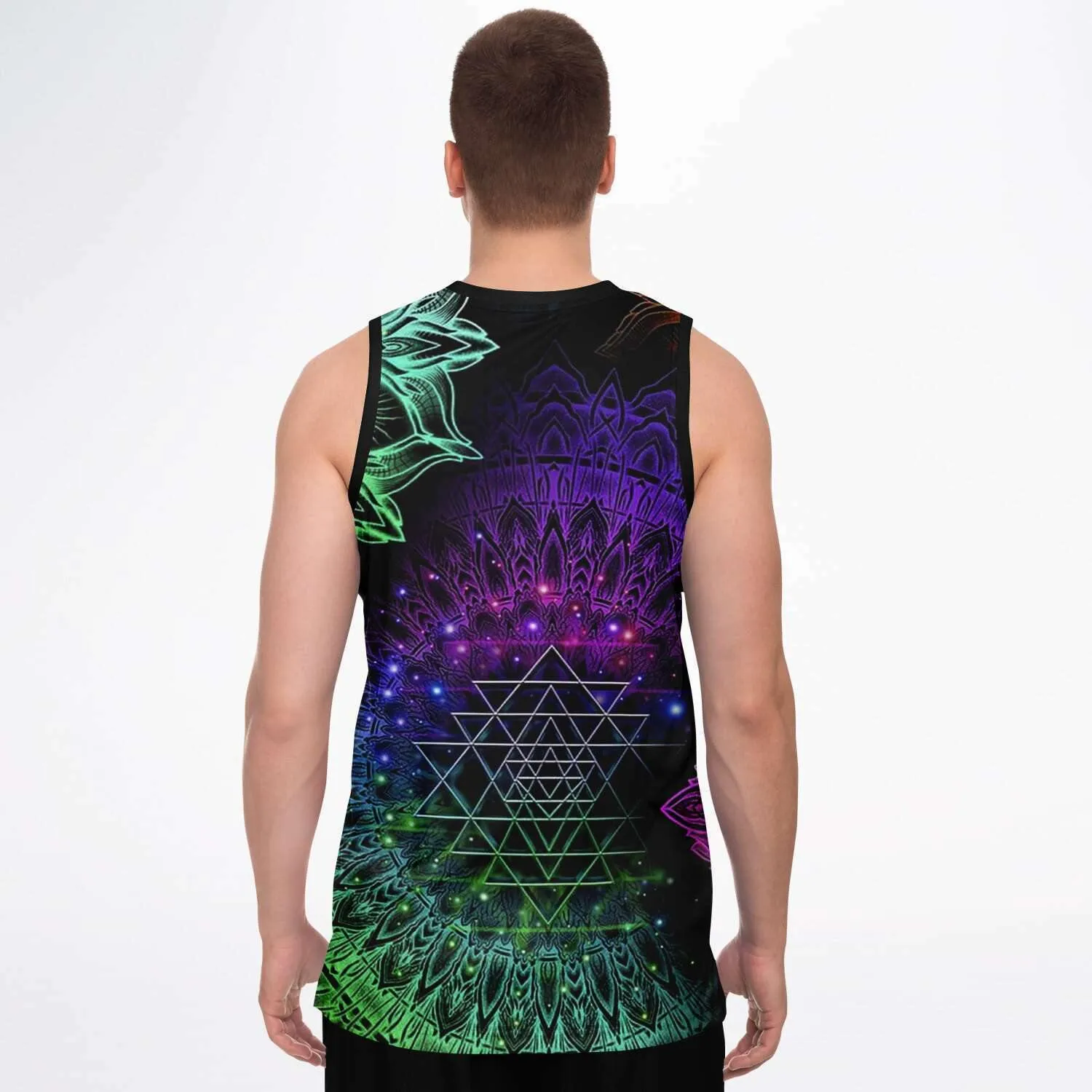 Glowing Mandala Basketball Jersey